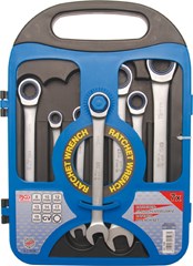 BGS 7pce RATCHET WRENCH SET 8-19MM
