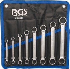 BGS 8 PCE DOUBLE RING SPANNER SET 6-22MM