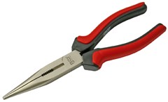 BGS LONG NOSE PLIERS, STRAIGHT 200MM
