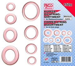 BGS COPPER WASHER 150 PCE ASSORTMENT