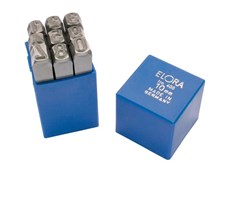 ELORA 400Z NUMBER PUNCH SETS SIZES 2MM TO 20MM