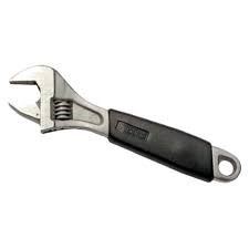 BGS ADJUSTABLE WRENCH SOFT RUBBER HANDLE 6" - 12"