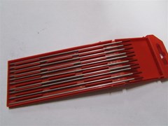 TUNGSTEN ELECTRODE RED TIP 1.6mm to 3.2mm 150MM LONG