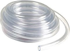 PVC CLEAR TUBE 3/16" TO 1" PRICED PER METER