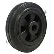 RUBBER WHEELS PLASTIC CENTRE 150MM AND200MM
