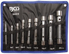 BGS PIPE SOCKET WRENCH SET 6X7-20X22MM HOLE