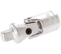 BGS UNIVERSAL JOINT, SATIN CHROME PLATED, 1/4"