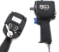 BGS 1/2" AIR IMPACT WRENCH 678 NM, EXTRA SHORT 98MM