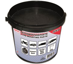 BGS Tyre Mounting Paste, black, 5 kg bucket
