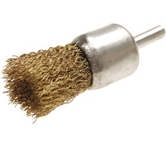BGS Wire Pencil Brush, 28mm, Brass Coated