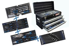 BGS Metal workshop Trolley | 3 drawers | with 143 Tools