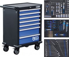 Workshop Trolley | 7 Drawers | with 263 Tools
