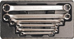 BGS Double Ring Spanner Set with E-Type Ring Heads