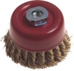 BOHRWERK WIRE CUP BRUSH-PLATTED M14 X 100MM