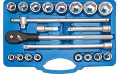 BGS 21-PCE SOCKET SET 3/4"