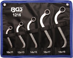 BGS 5PCE S-TYPE RING SPANNER SET 10X11-18X19