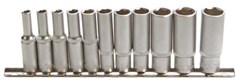 BGS 11-PCE DEEP SOCKET SET 1/4" 4-13MM