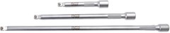 BGS 3pce 1/4"WOBBLE EXT BAR SET 75,150,250