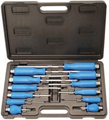BGS 12PCE SCREWDRIVER SET BLUE