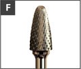 TYROLIT BURR BALL NOSED TREE 12 X 25 SHAPE F1225