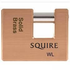 SQUIRE WL3 90MM BRASS WAREHOUSE LOCK