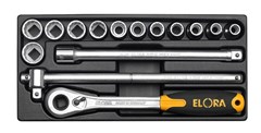 ELORA MS-11 REVERSIBLE RATCHET SET 10-22