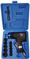 BGS 16-PCE 1/2" AIR IMPACT WRENCH KIT, 366NM