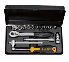 ELORA 1430MU 1/4"DR SOCKET SET 16 PCE