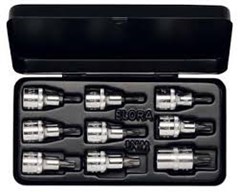 ELORA 770-TX TORX KEY SET 1/2" DRIVE 9 PCE