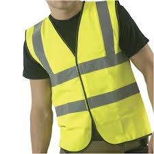 HI VIS WAISTCOAT SIZES MEDIUM-XXXL