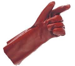 GLOVE P.V.C. GAUNTLETS 14"