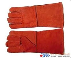 RED WELDERS GLOVES