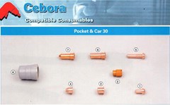 CEBORA ELECTRODE HF (THREADED) 30