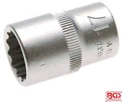 BGS SOCKET 8MM TO 24MM 12 POINT 1/2" DRIVE