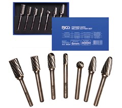 BGS 7-PIECE HSS ROTARY BURRS SET