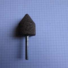MOUNTED POINT STAINLESS STEEL 30MM X 40MM CONICLE