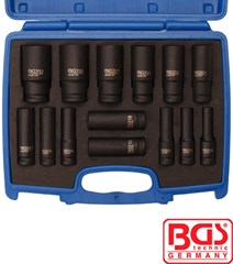 BGS 14pce 1/2" DEEP IMPACT SET 10-32mm