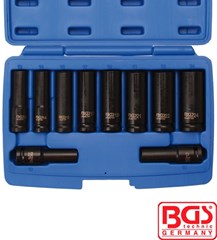 BGS 10pce 1/2" DEEP IMPACT SET 10-24mm