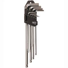 BGS 9pce Hex Key Set 1/6-3/8 X Long