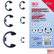 BGS 300 PCE METRIC E CLIP ASSORT 1.5-22MM