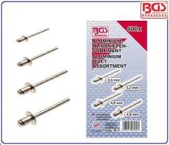 BGS 400pce ALUMINIUM RIVET ASSORTMENT