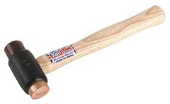 COPPER/RAWHIDE FACED HAMMER 1.5LB
