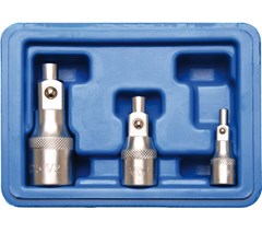 BGS MAGNETIC EXTENSION BAR SET 1/4"-3/8"-1/2"