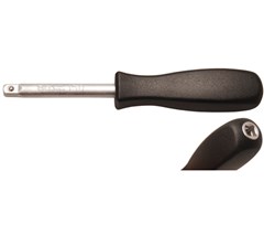 BGS 1/4" SPINNER HANDLE, 150 MM, SATIN CHROME PLATED
