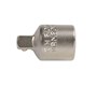 BGS ADAPTOR, SATIN CHROME PLATED, 1/4" EXT. - 3/8" INT.