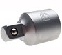 BGS ADAPTOR, SATIN CHROME PLATED, 1/4" EXT. - 3/8" INT. - BGS270 ADAPTOR SATIN CHROME PLATED 1/2"