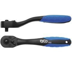 BGS 1/4" REVERSIBLE RATCHET PLASTIC COATED