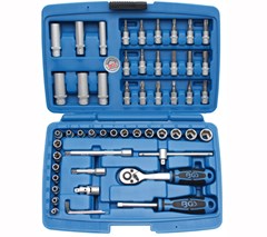 BGS 53-PIECE SOCKET SET 1/4"