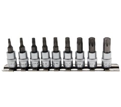 BGS 1/4" T-STAR BIT SOCKET SET, T10 - T50