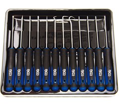 BGS 12-PCS PRECISION MECH SCREW/DRV + HOOK SET